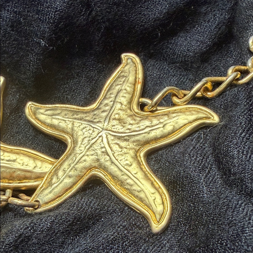 Bronze Starfish Necklace Nautical Beach Coastal Jewelry - Picture 10 of 12